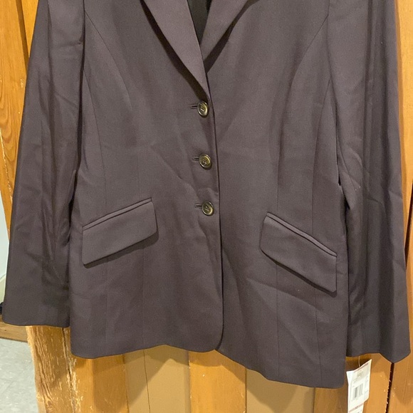 Women’s Brand New Espresso Brown Formal Jacket Jones New York,Pemberley,Size 12 - Picture 3 of 6